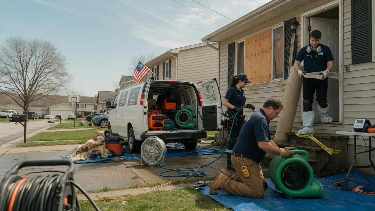 Water Damage Restoration in Brussels, IL near me